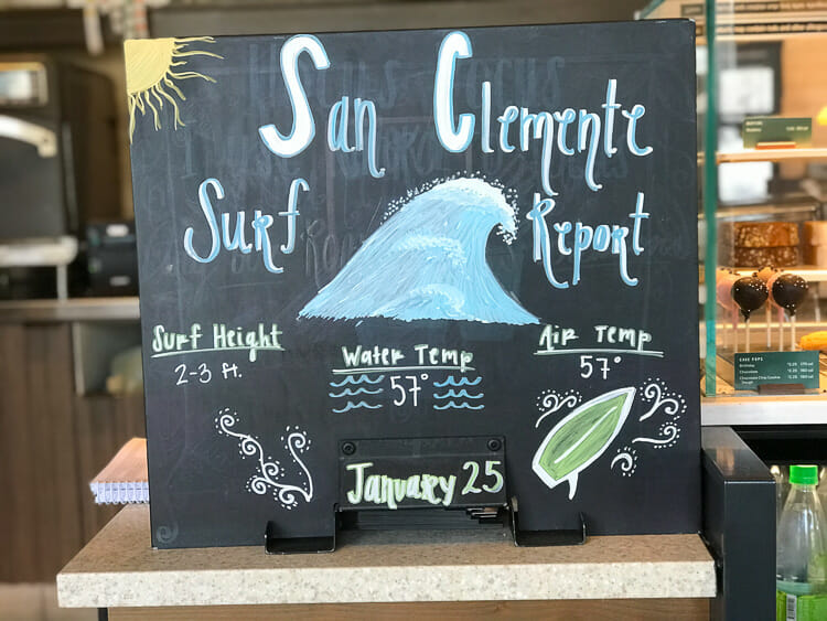 san clemente surf report 